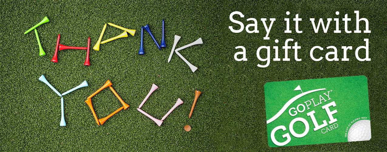 Go Play Golf Golf Gift Ideas and Golf Gift Card for Playing Golf!