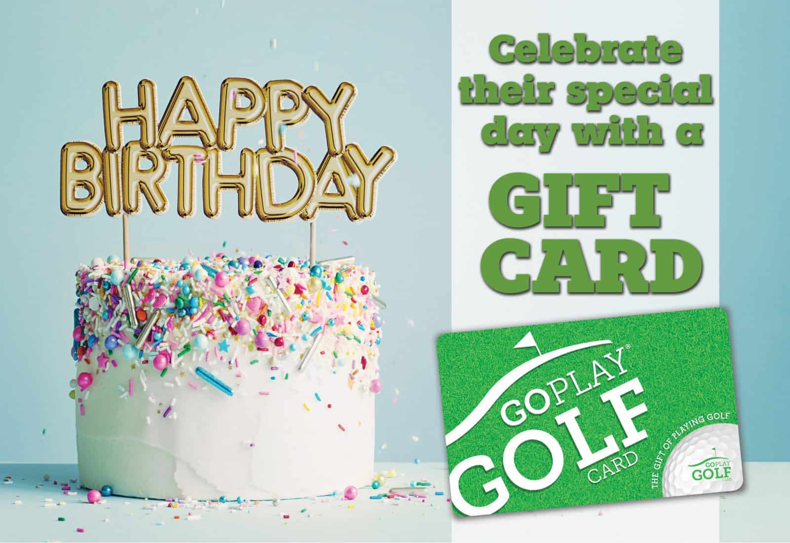 Go Play Golf - Golf Gift Ideas and Golf Gift Card for Playing Golf!