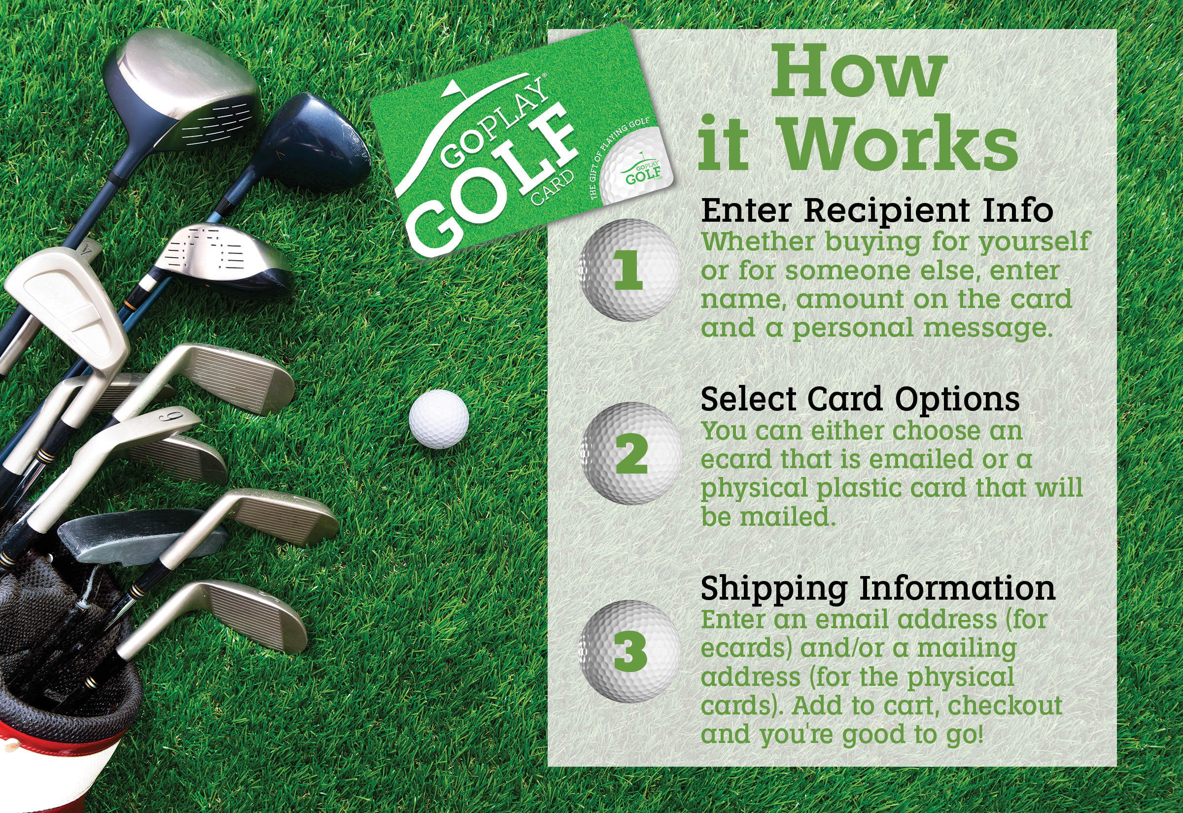 Go Play Golf eGift Card at Virgin Experience Gifts